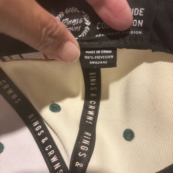 Rings & Crwns Mexico Eagle Logo Adjustable Snapback Flat Bill Cap Hat Collector - Picture 7 of 9